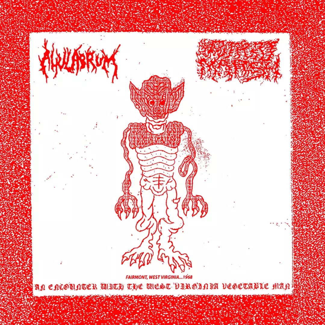 Ixiol Productions Back Catalogue Picker (2021-2024) LP Vinyl (LP or EP) IXP059 - AHULABRUM / PUTRID MARSH - AN ENCOUNTER WITH THE WEST VIRGINIA VEGETABLE MAN LP