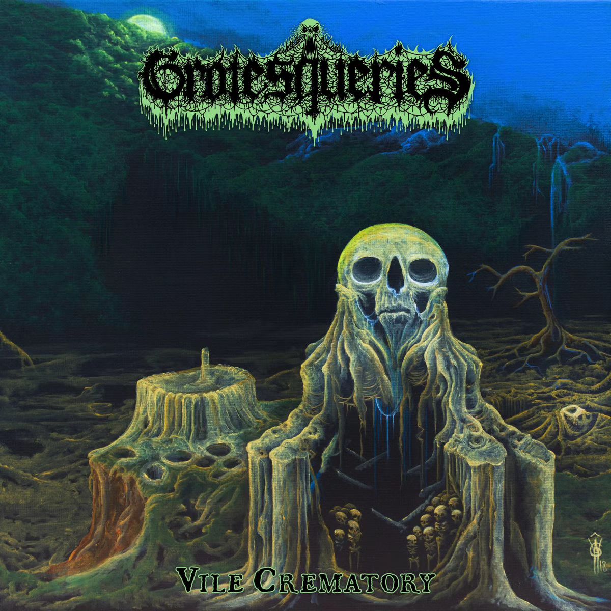 Ixiol Productions Back Catalogue Picker (2021-2024) LP Vinyl (LP or EP) March 2024- IXP113 - GROTESQUERIES - VILE CREMATORY LP