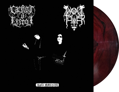 MISC NEW JAN 2025 IN STOCK 1 (WOLFSPELL) LP CACHOT D'EFFROI & WOLFTOWER - Split MMXXIV (LP) (red/black)