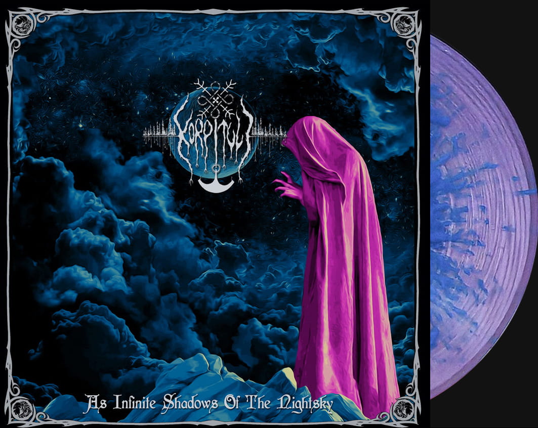 MISC NEW JAN 2025 IN STOCK 1 (WOLFSPELL) LP KORPITULI - As Infinite Shadows Of The Nightsky (LP) (clear/purple/blue)