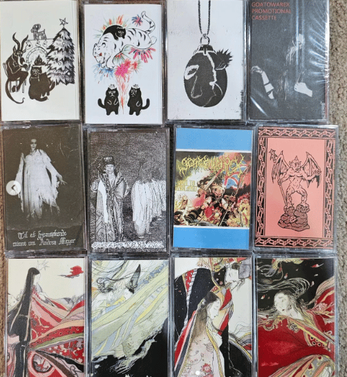 Goatowa Rex MixTape and Label Sampler Lot-Bundle (12 tapes)