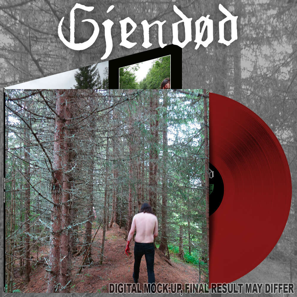 GJENDOD (GJENDØD) - Nedstigning. LP (bloodred color vinyl) or bundle with LP   