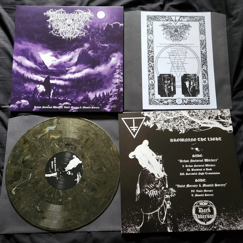 Drowning the Light- Archaic Noctural Witchery  + Enslaved by the Cave ...2LP Bundle LP   