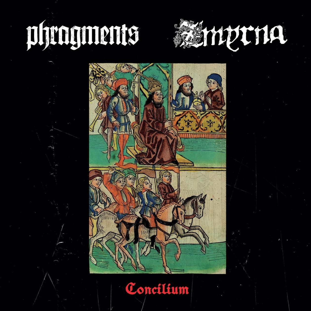 FEB2026- NEW PRODUCTS LP Zmyrna / Phragments (CZ/Svr) "Concilium" Split LP