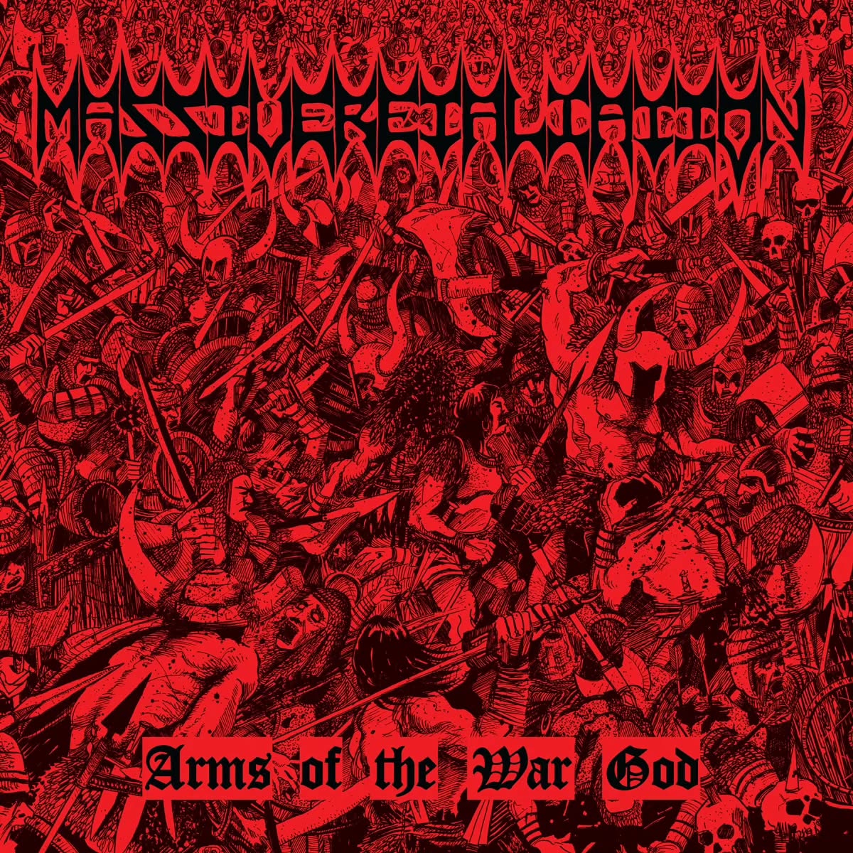 MASSIVE RETALIATION - ARMS OF THE WAR GOD LP Ixiol Productions Back Catalogue Picker (20214-2025) pt2 LP IXIOL PRODUCTIONS