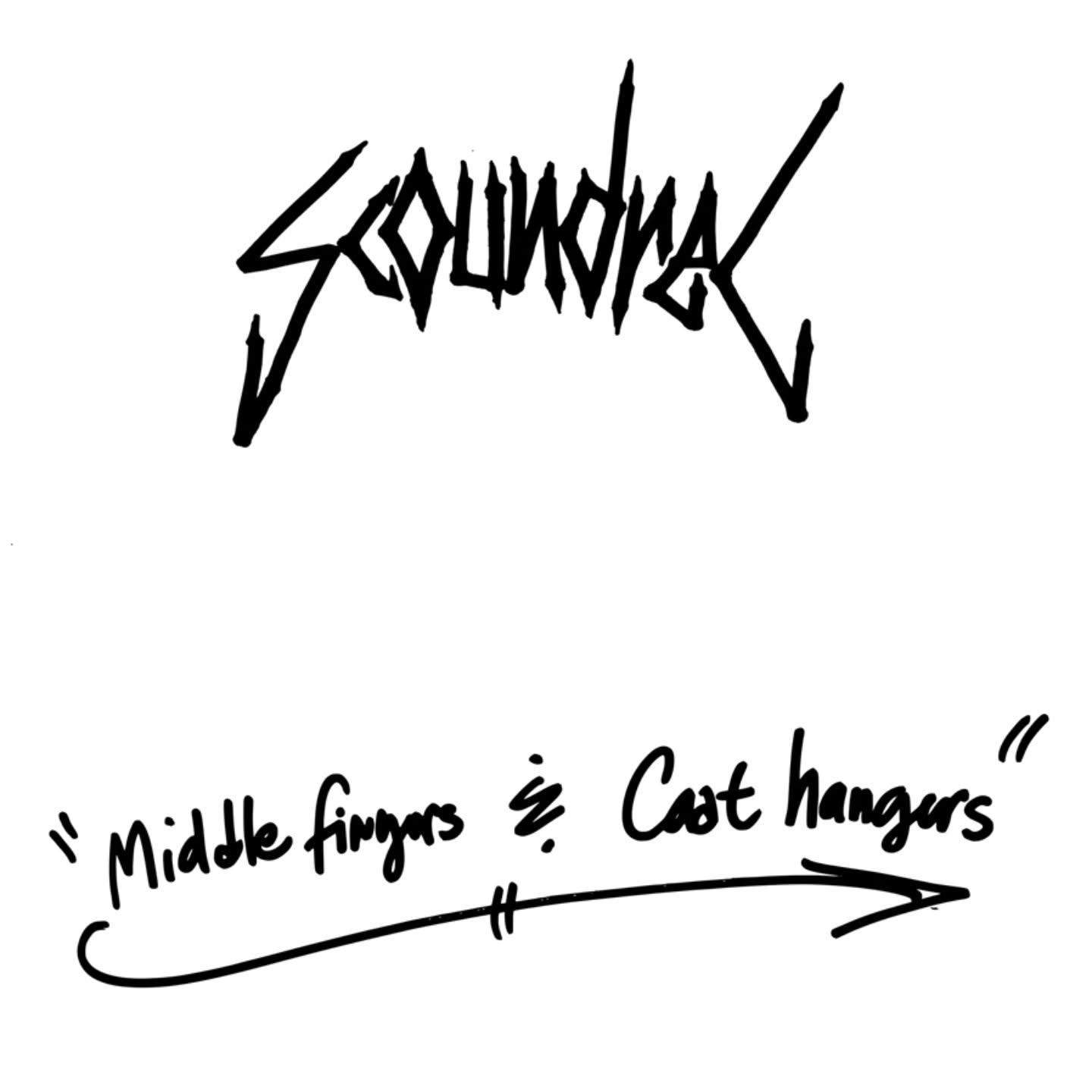 Ixiol Productions Back Catalogue Picker (20214-2025) pt2 LP SCOUNDREL - MIDDLE FINGERS & COAT HANGERS 7"