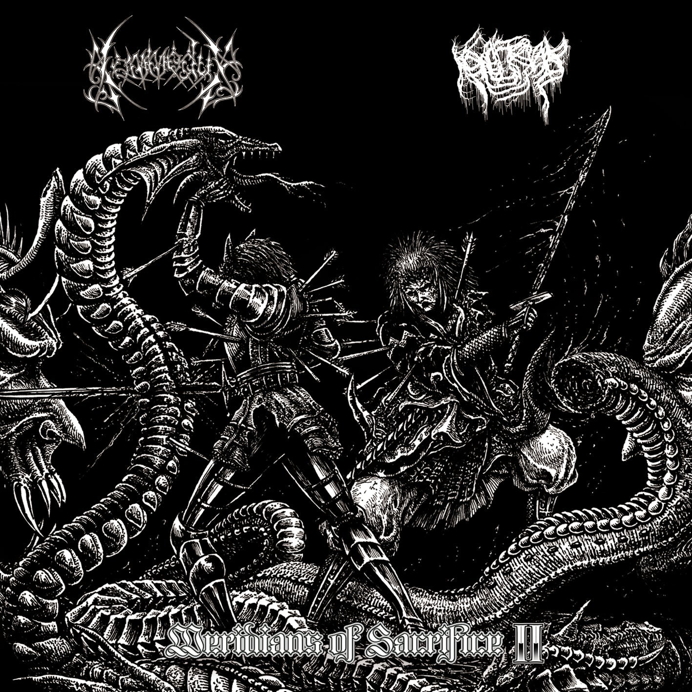 JAN2026 GOATOWA ITEMS 1-11 LP ITEM # 1-DEMOGOAT Kommodus/Koreltsak (Aus/Jpn) - Meridians of Sacrifice II - Cassette