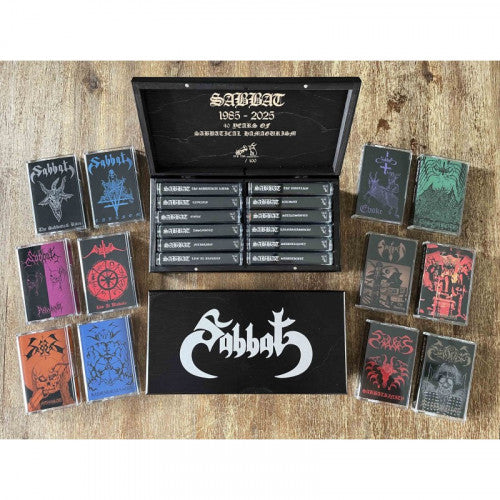 OCT-NOV 2025 VARIOUS LABEL PRODUCT PICKER (PREORDER) LP Sabbat - 40 Years of Sabbatical Hamagurism 12 x tape BOX SET