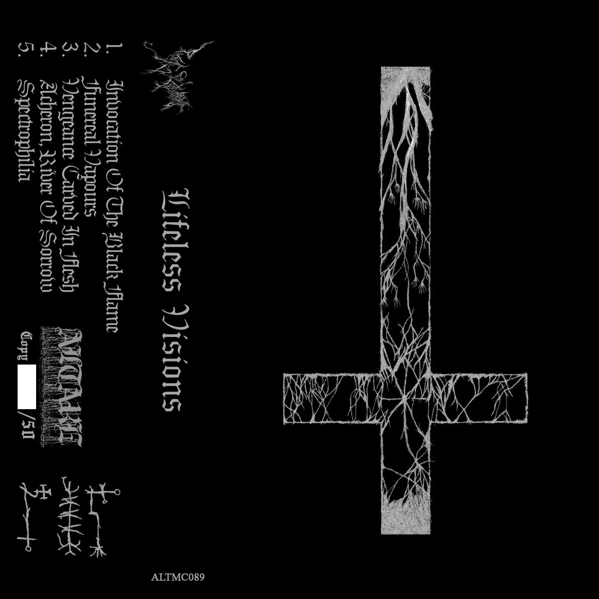 test2jul26v3 LP ALTARE4- ALTMC089 Pit of Corruption - Lifeless Visions Pro-MC (cassette)